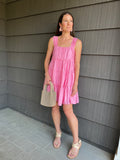 Pink Tiered Dress