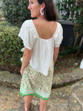 White Summer Gauze Top