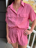 Pink Short Set