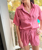 Pink Short Set