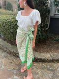 White Summer Gauze Top